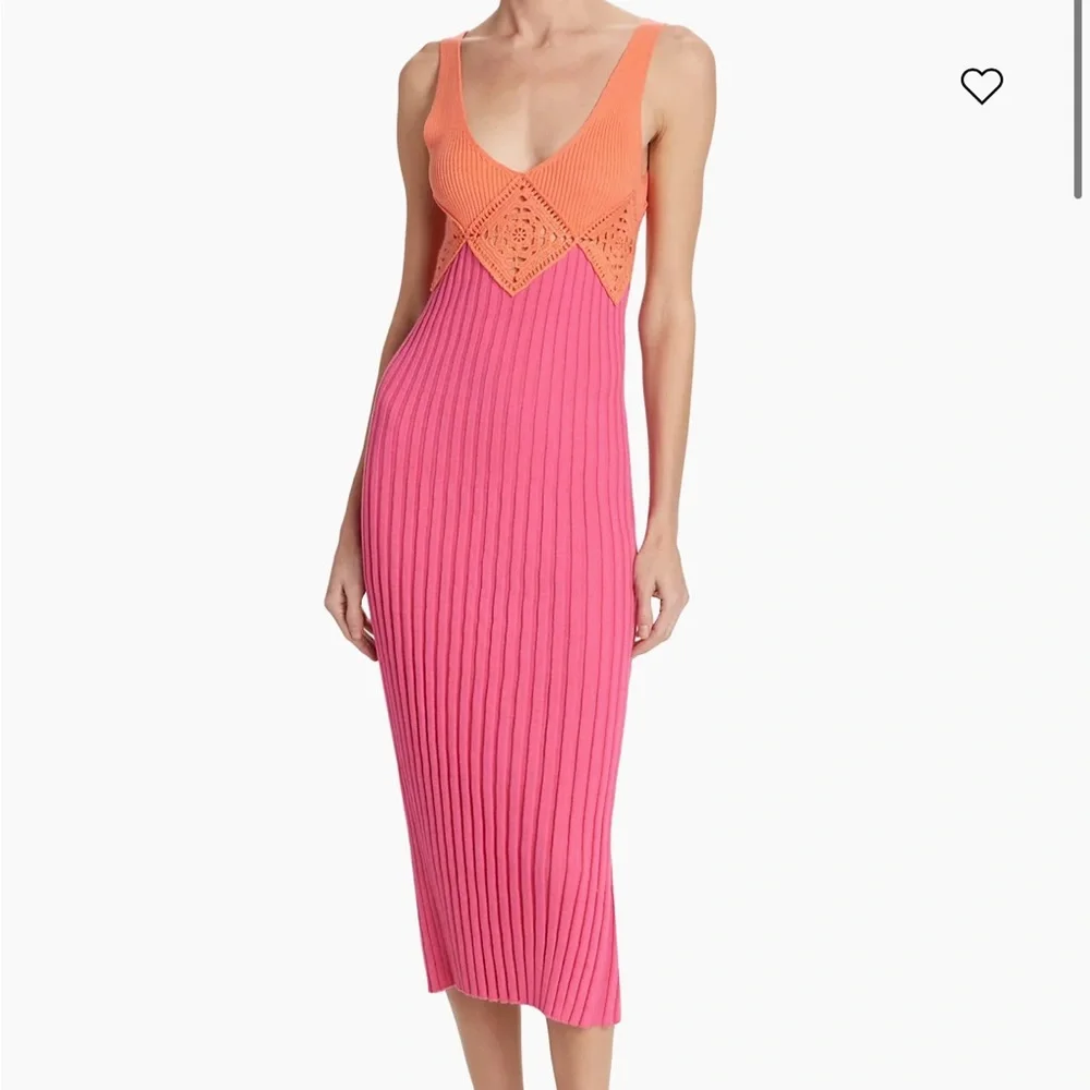 NWT Rails Taryn Colorblock Dress MIDI - Picture 5 of 5